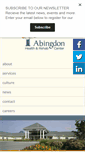 Mobile Screenshot of abingdon-rehab.com